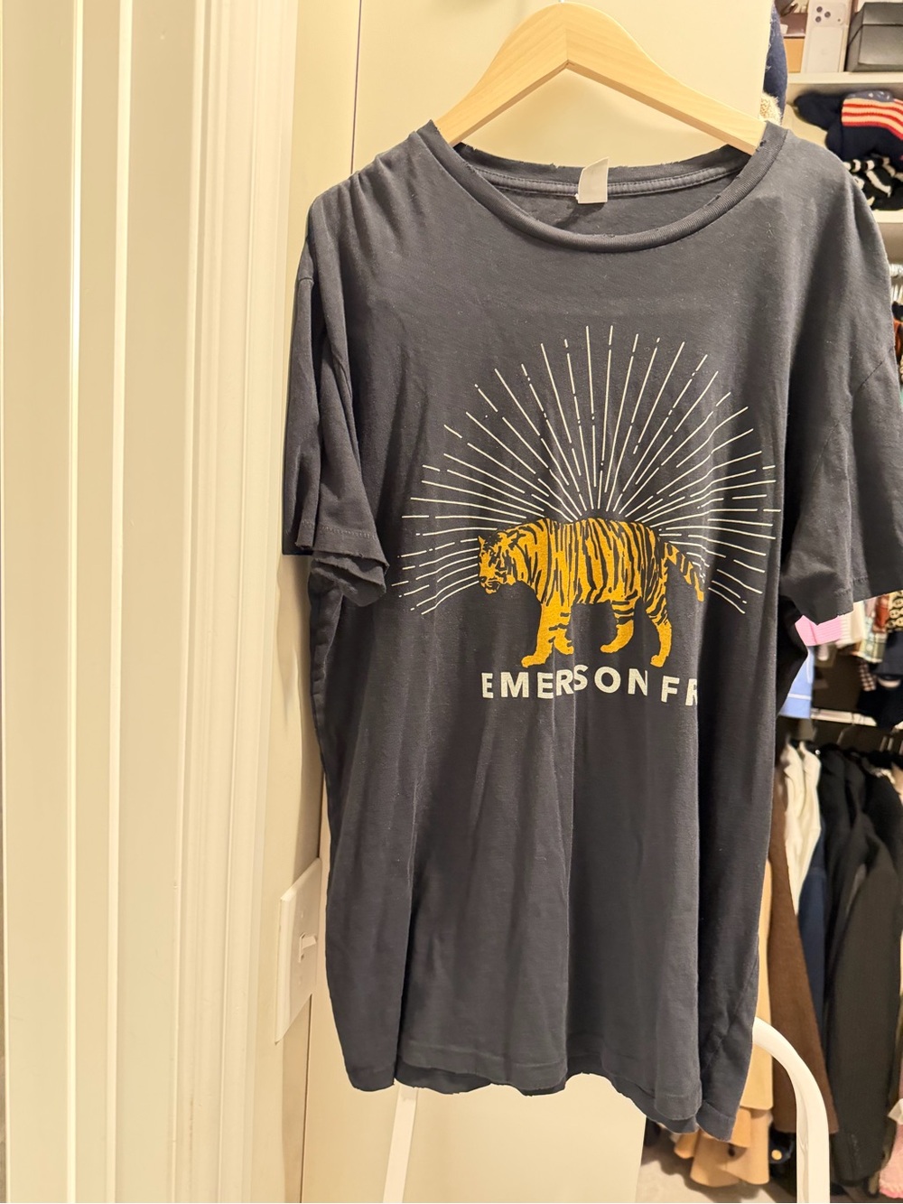 Emerson Fry Dark Gray Tiger Tee
